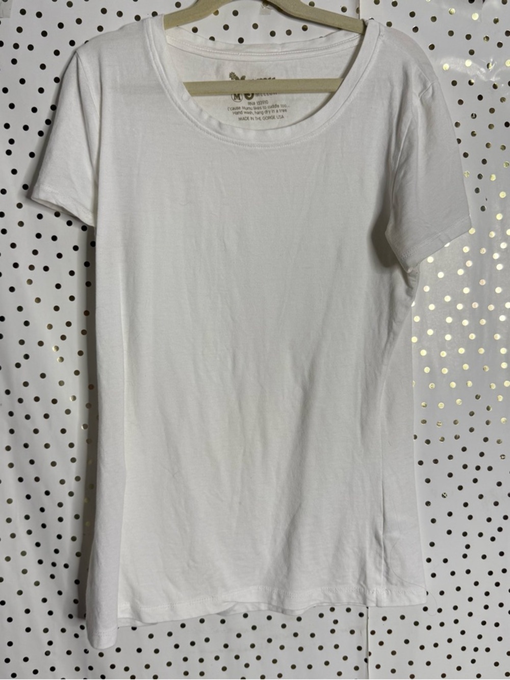 Show Me Your Mumu Classic White Women's Short-Sleeve Tee
